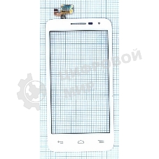 Сенсорное стекло (тачскрин) для Alcatel POP D5 5038D, белое