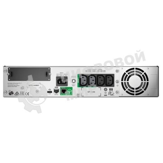 Источник бесперебойного питания APC Smart-UPS 1500VA/1000W, RM 2U, Line-Interactive, LCD, Out: 220-240V 4xC13 (2-Switched), SmartSlot, USB, SmartConnect, черный, 1 year warranty (REP: SMT1500RMI2U)