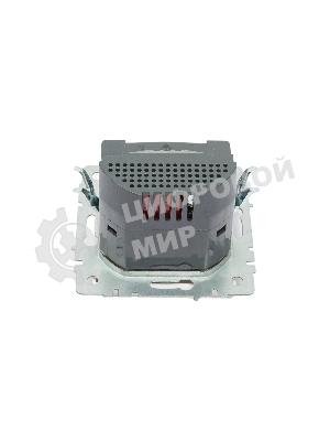 Розетка 1-местная IEK BRITE РЮш11-1-БрБ (BR-R14-16-U22-018-K01) с заземлением, с защитными шторками, 16А, с USB A+C 18 Вт, белый