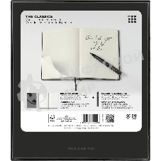 Набор Moleskine блокнот/ручка блокнот: Classic Large линейка черный