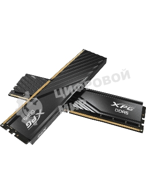 Оперативная память ADATA Lancer Blade, DDR5, 64GB (2x32GB), 5600 MHz, CL46, с радиатором, черный
