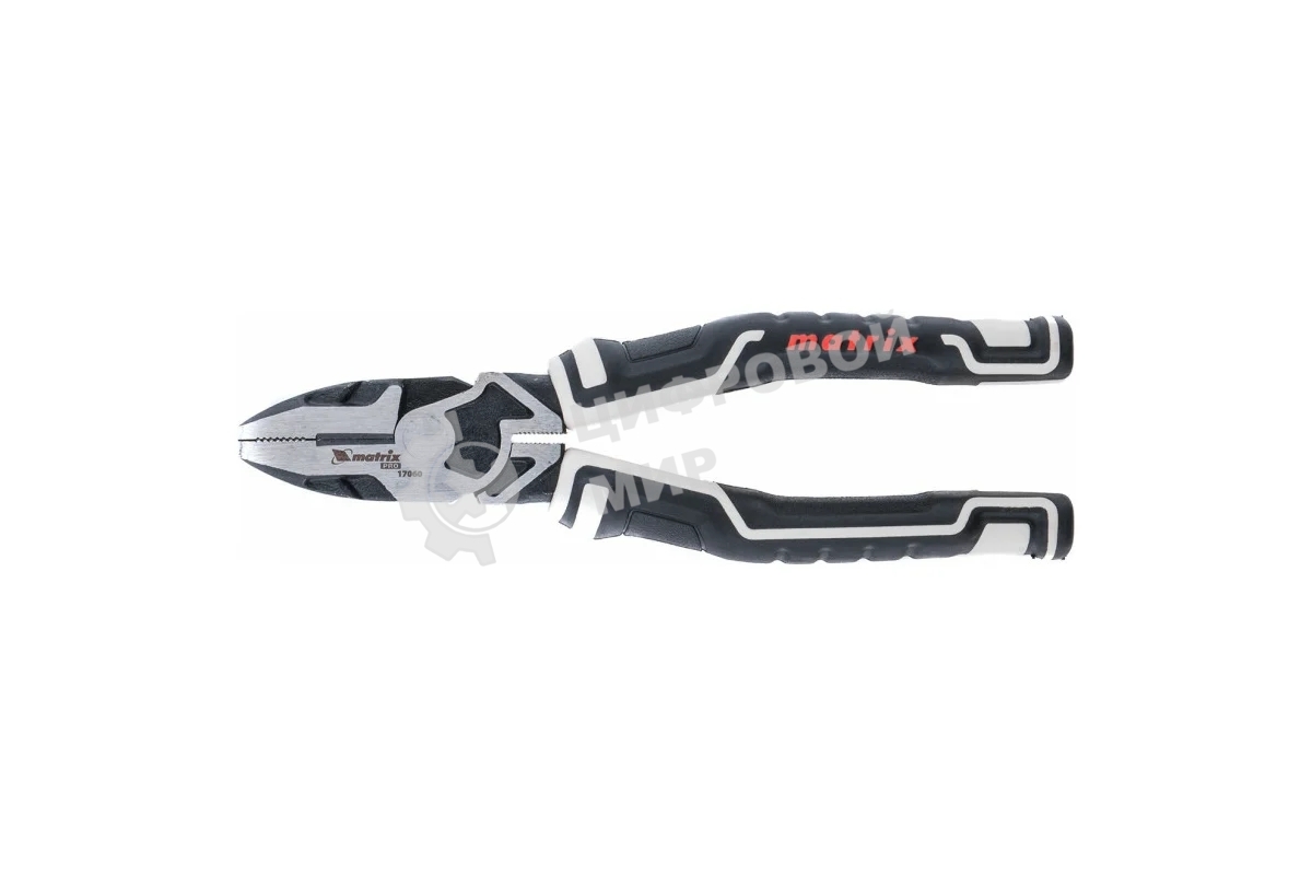 Плоскогубцы комбинированные Matrix 185 мм, усиленная система, PRO