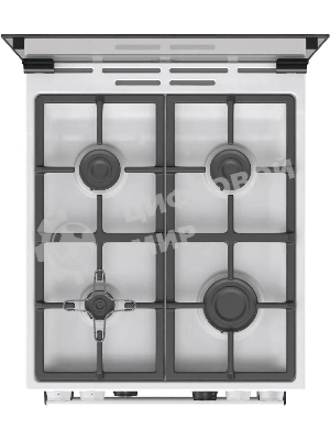 Плита Газовая Gorenje GGI5C22WF, газовая духовка, стеклянная крышка, чугун, белый