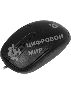 Мышь проводная Defender Datum MS-980 черный, 1000 dpi, USB, кнопки - 3