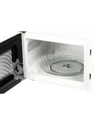 Микроволновая печь Galanz MOS-2008MW белый, 20 л, 700 Вт, переключатели - поворотный механизм
