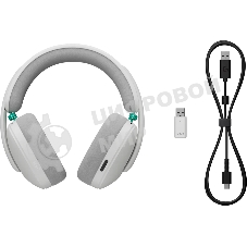 Гарнитура Logitech G325 Lightspeed белый, беспроводная, радиоканал, до 24 ч, совместимость с PS5, Xbox