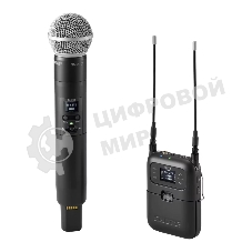 Ручной передатчик SHURE SLXD2/SM58=-H56 с капсюлем SM58. Частота UHF 518-562 МГц