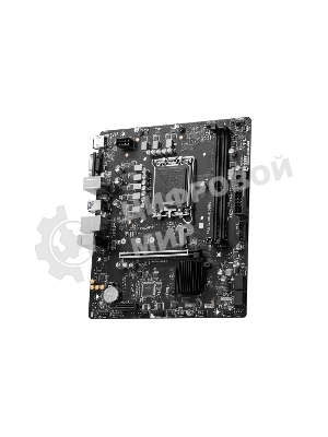 Материнская плата MSI PRO B760M-E DDR4, LGA 1700, Intel B760, 2xDDR4, 4xSATA, 1xM.2, 1xPCIe 4.0 x16, 1xPCIe 4.0 x1, 1xHDMI, 1xVGA, 1x1Gb LAN, 2xUSB-A 3.2 Gen 1, 4xUSB-A 2.0, 3x3.5 мм, 7.1, mATX
