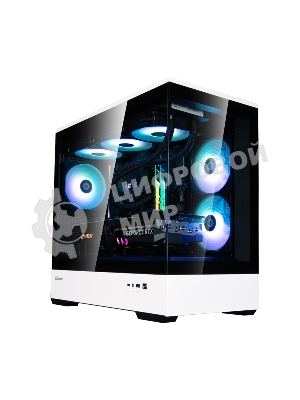 Компьютерный корпус ZALMAN P30 BW, MATX, BLACK/WHITE, WINDOW, 2x3.5