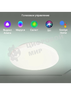 Умный светильник Digma TopLight TL25 потолоч. белый (TL25)