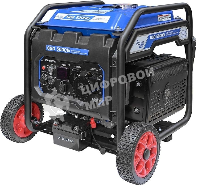 Электрогенератор бензиновый инверторный ТСС SGG 5000Ei, 5.5 кВт, 78 дБ, 35 кг