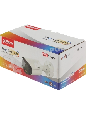 Видеокамера Dahua DH-IPC-HFW2449SP-S-IL-0360B уличная цилиндрическая IP-видеокамера 4Мп 1/2.7” CMOS объектив 3.6мм