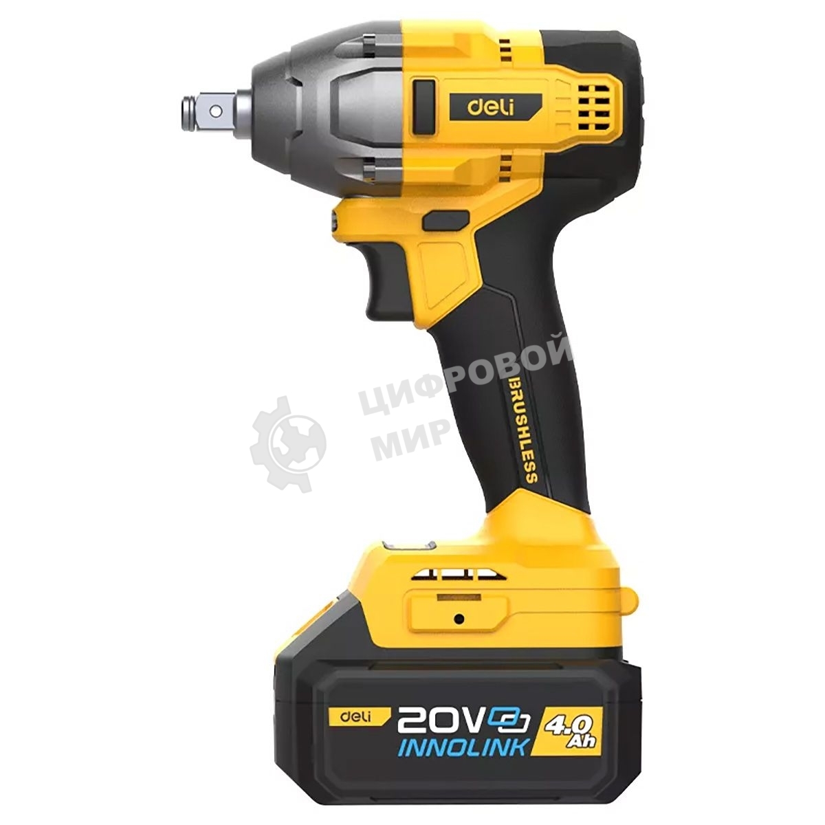 Гайковерт ударный аккумуляторный Deli DC230 