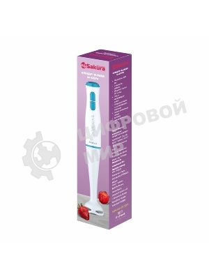 Блендер Sakura SA-6267W 600 Вт, погружн DC мотор пласт.насадка