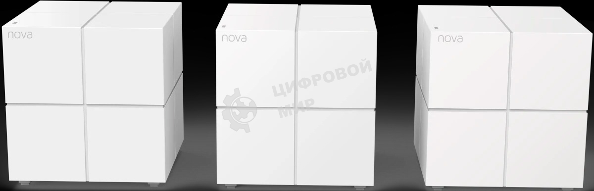 Домашняя Mesh WiFi система Tenda AC1200 из 3х роутеров с Гигабитными портами