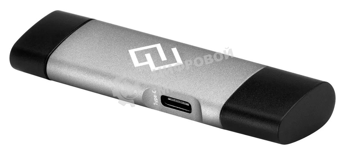 Кард-ридер Digma CR-СU2520-G/серый/SD/TF/micro-SD/micro-SDXC/miсro-SDHC/USB 2.0/Type-C/алюминий