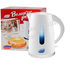 Чайник электрический Великие Реки Томь-1 белый