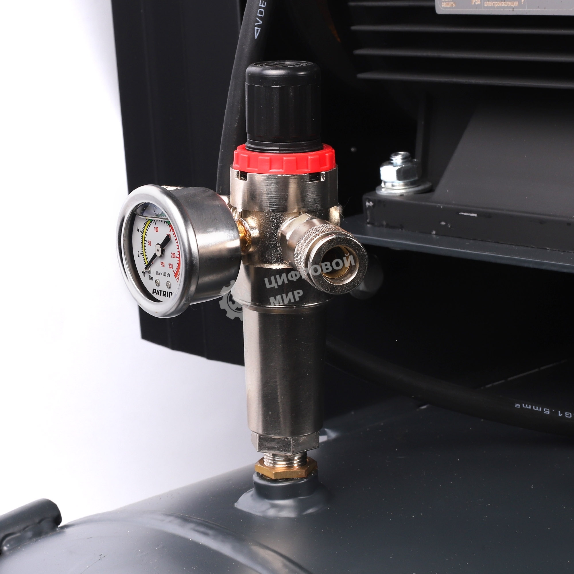 Компрессор поршневой PATRIOT KRX 700 L200 D ременной, масляный, 700 л/мин, 200 л, 10 бар, 4 кВт, 400 В