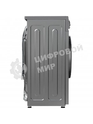 Стиральная машина Бирюса WM-SM510/10 M металлик, загрузка фронтальная 5 кг, 1000 об/мин, класс: А+++