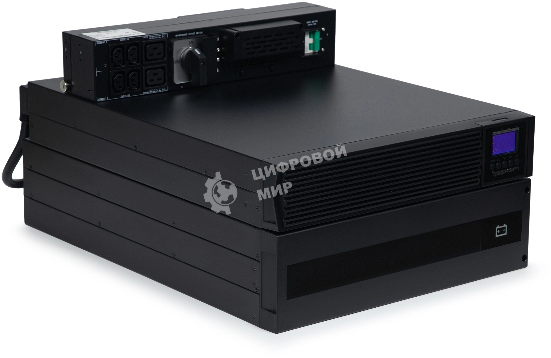 Источник бесперебойного питания Ippon Innova RT II 6000 6000Вт 6000ВА черный