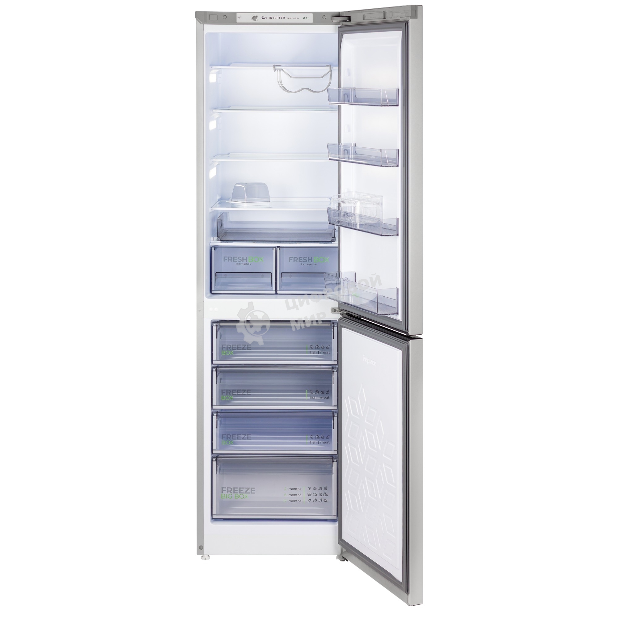 Холодильник Бирюса M6129 инверторный компрессор