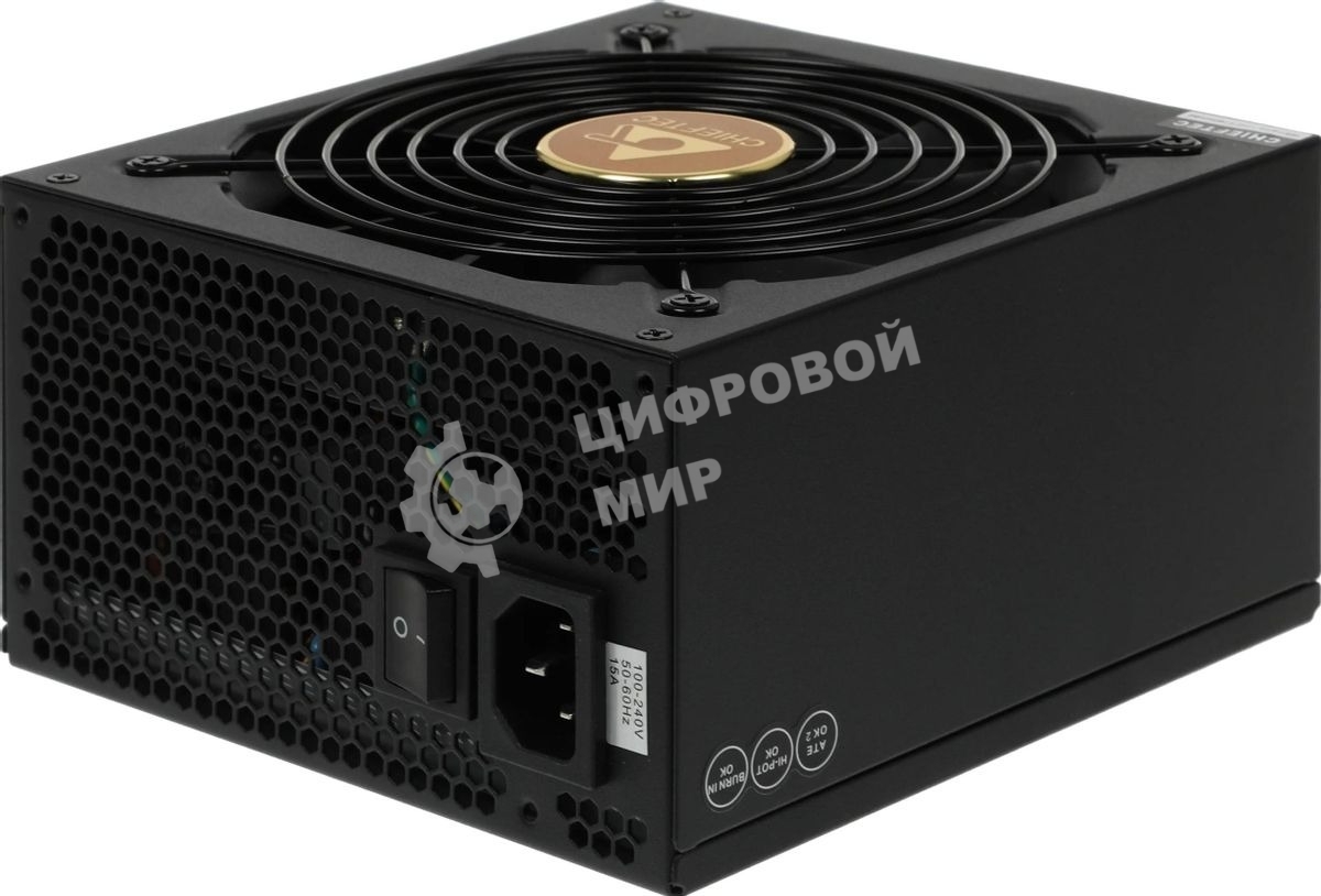 Блок питания Chieftec BDF-1000C, 1000Вт, 80 PLUS Bronze, 140мм, модульный, черный