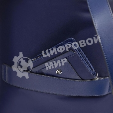 Рюкзак женский Piquadro Lyra CA6216W92T/BLU темно-синий нейлон/натур.кожа