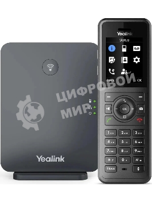 Телефон SIP Yealink W77P черный