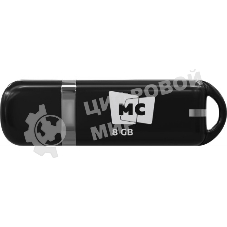 Флешка USB MORE CHOICE МФБ8 Black (4620202558824), 8GB, USB 3.0, R/W 25/15, черный