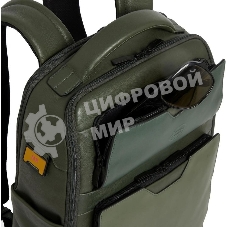 Рюкзак мужской Piquadro Ael CA6923S142/VE зеленый тимьяновый кожа