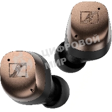 Гарнитура внутриканальные Sennheiser Momentum True Wireless 4 черный/медный беспроводные bluetooth в ушной раковине (700367 MTW4 BLACK COPPER)