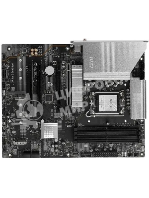 Материнская плата MSI PRO Z890-S WIFI6E, LGA1851, Intel Z890, 4xDDR5, 4xSATA, 3xM.2, 1xPCIe 5.0 x16, 1xPCIe 4.0 x4, 1xPCIe 3.0 x1, 1xHDMI, 1xDisplayPort, 1x 2.5Gb LAN, 6xUSB 5Gbps Type-A, 1xUSB 20Gbps Type-C, 3x3.5 мм, 7.1, ATX