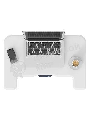 Стол для ноутбука Cactus VM-FDE101 столешница МДФ белый 80x60x123см (CS-FDE101WWT)