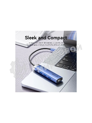 Мультифункциональный хаб Vention USB Type C 5 в 1
