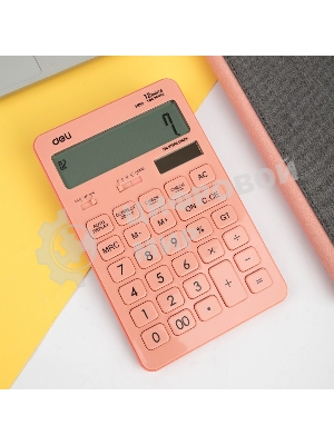 Калькулятор настольный Deli Touch EM01541 красный 12-разр.