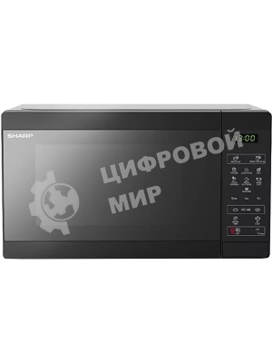 Микроволновая печь Sharp R-2800RK черный, 20 л, 800 Вт, переключатели - сенсор