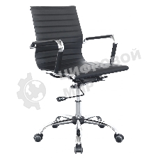 Кресло Бюрократ CH-883-LOW/BLACK черный, экокожа