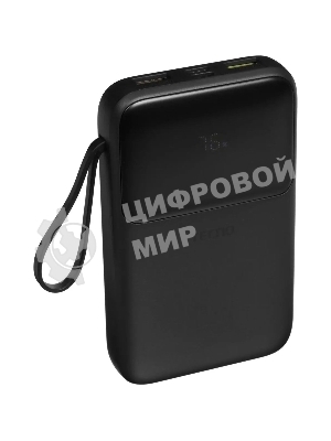 Портативный аккумулятор Tecno Pocket S101Q 10000mAh QC3.0/PD3.0 22.5W 2.4A 2xUSB-A/USB-C черный