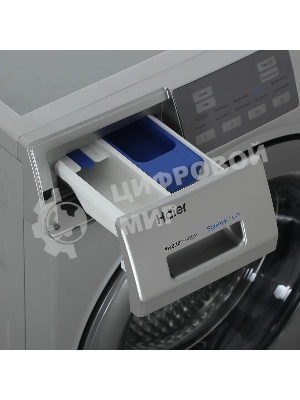 Стиральная машина Haier HW60-BP12919AS серебристый, загрузка фронтальная 6 кг, 1200 об/мин., класс: A+++