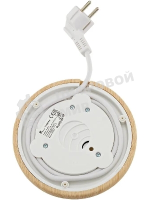 Чайник электрический Kitfort КТ-6794 1.7л. 2200Вт белый/дерево корпус: нерж.сталь/пластик