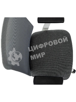 Кресло эргономичное Бюрократ MC-W611N серый TW SQU GR сетка/ткань крестов. пластик пластик белый