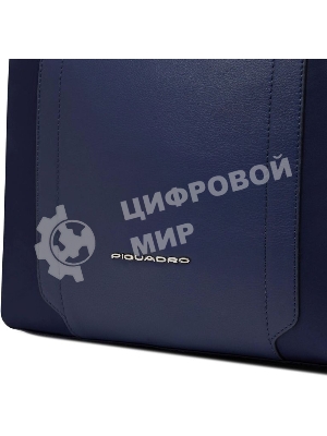 Рюкзак женский Piquadro Lyra CA6216W92T/BLU темно-синий нейлон/натур.кожа