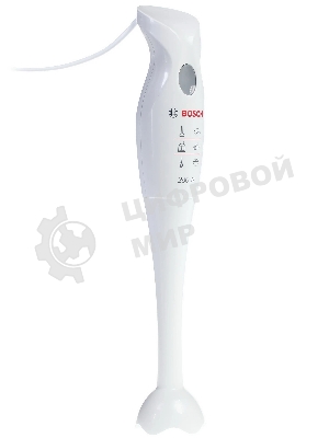 Блендер погружной Bosch MSM 6B100 белый, 280 Вт, 1 скорость