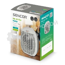 Тепловентилятор Sencor SFH 7017WH, белый, 2000 Вт, 20 м2, термостат