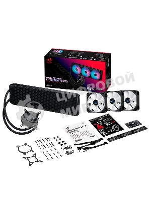 Система жидкостного охлаждения ASUS ROG STRIX LC III 360 ARGb 90RC00T1-M0UAY0 черный 120мм алюминий, 2200 об/мин, 36 дБ, 4 pin