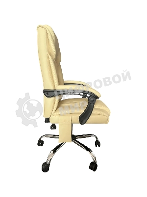 Кресло Cactus CS-CHR-OC04M-WT слоновая кость, экокожа, подголовник