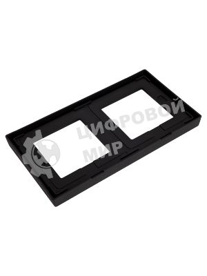 Рамка 2-м ArtGallery IP44 карбон SE GAL441002