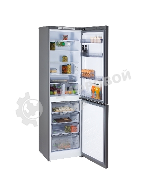 Холодильник Бирюса W6129 графит двухкамерный 236/94л морозилка снизу