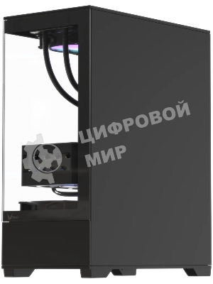 Корпус Formula Crystal Z1 V2 Black, Midi-Tower, чёрный