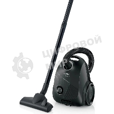 Пылесос Bosch BGBS2BA1P черный, 600 Вт, уборка сухая, пылесборник мешок 3.5 л